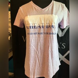 Lavender cheat day shirt